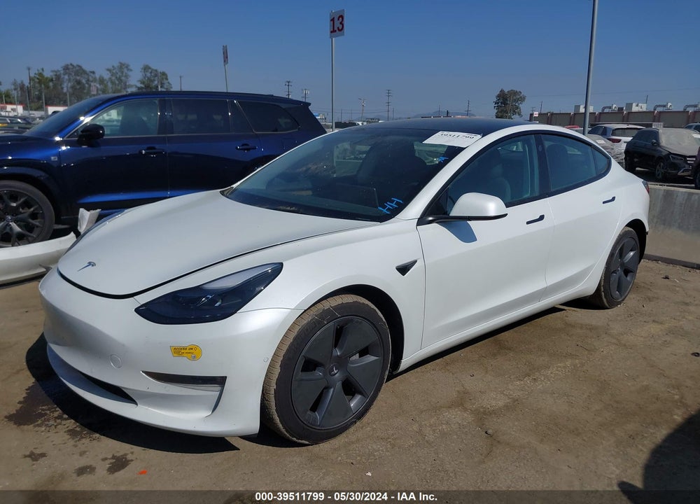 2022 TESLA MODEL 3 VIN: 5YJ3E1EB4NF158056