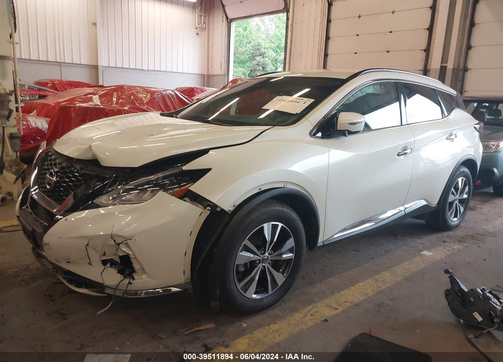 2021 NISSAN MURANO SV FWD VIN: 5N1AZ2BJ3MC112948