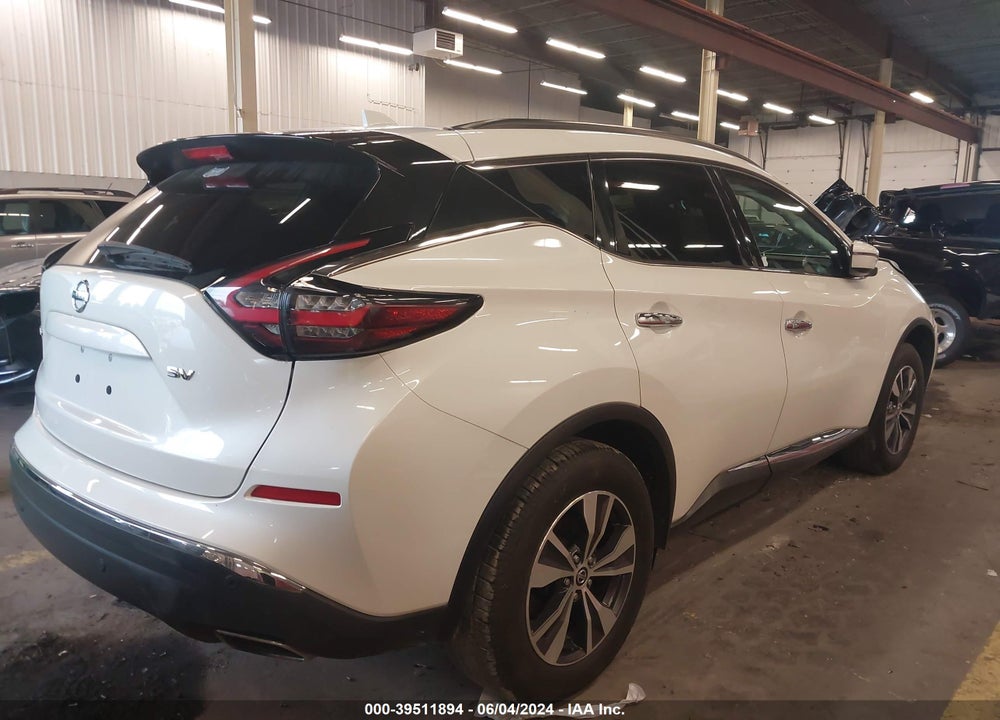 2021 NISSAN MURANO SV FWD VIN: 5N1AZ2BJ3MC112948