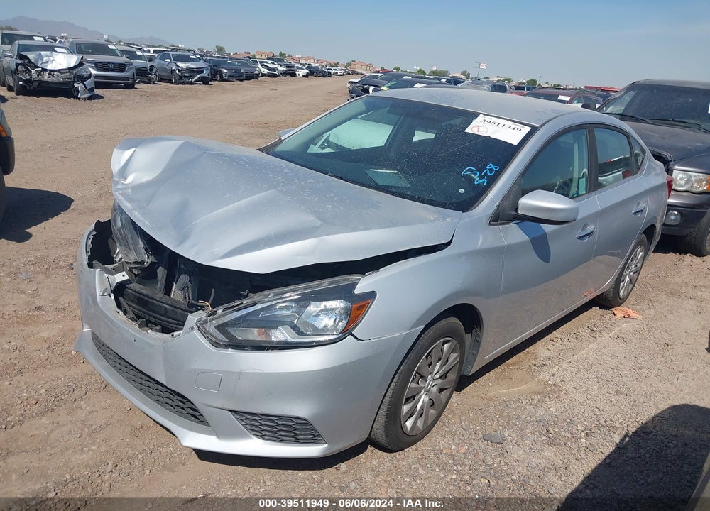 2017 NISSAN SENTRA SV VIN: 3N1AB7AP8HL694117