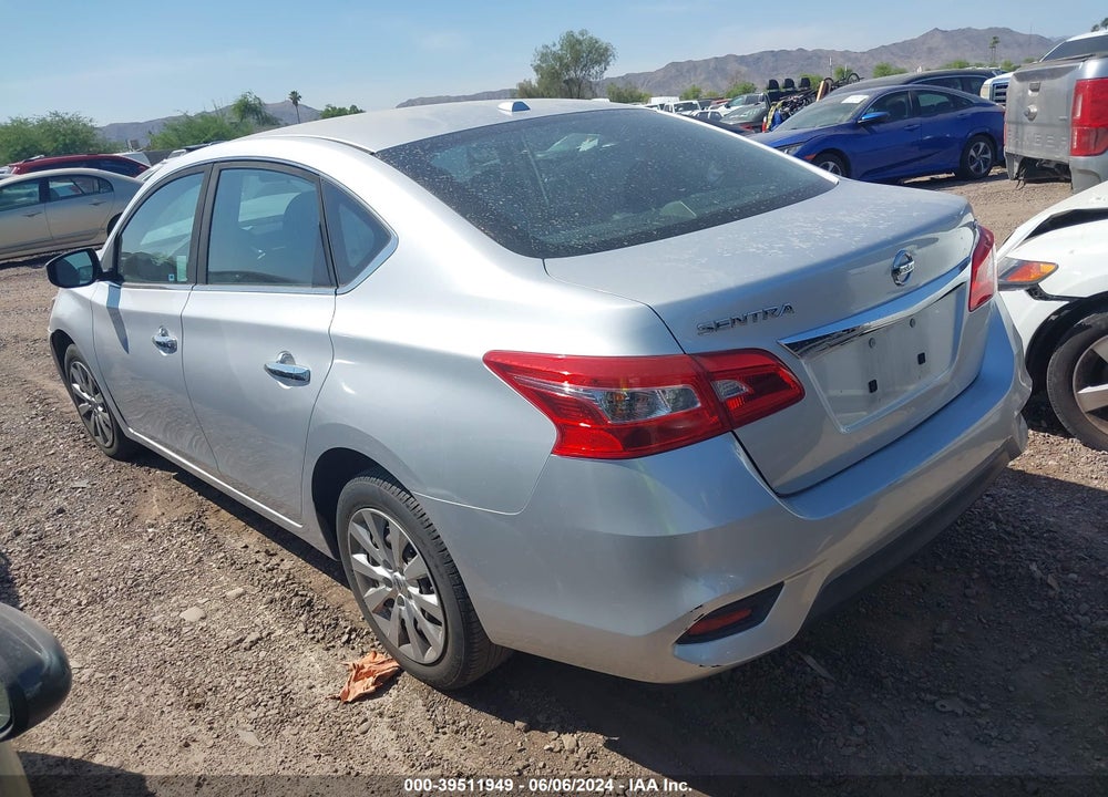 2017 NISSAN SENTRA SV VIN: 3N1AB7AP8HL694117