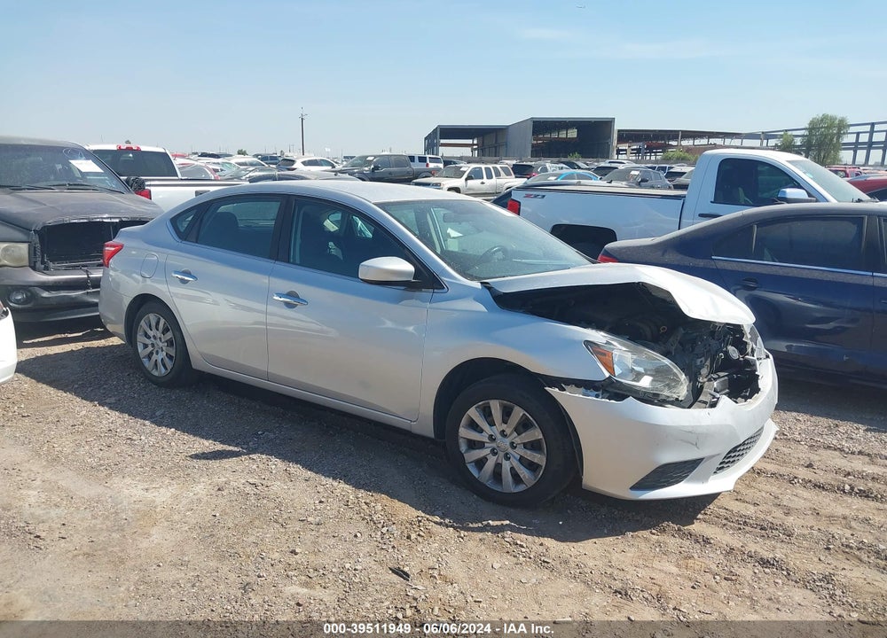 2017 NISSAN SENTRA SV VIN: 3N1AB7AP8HL694117