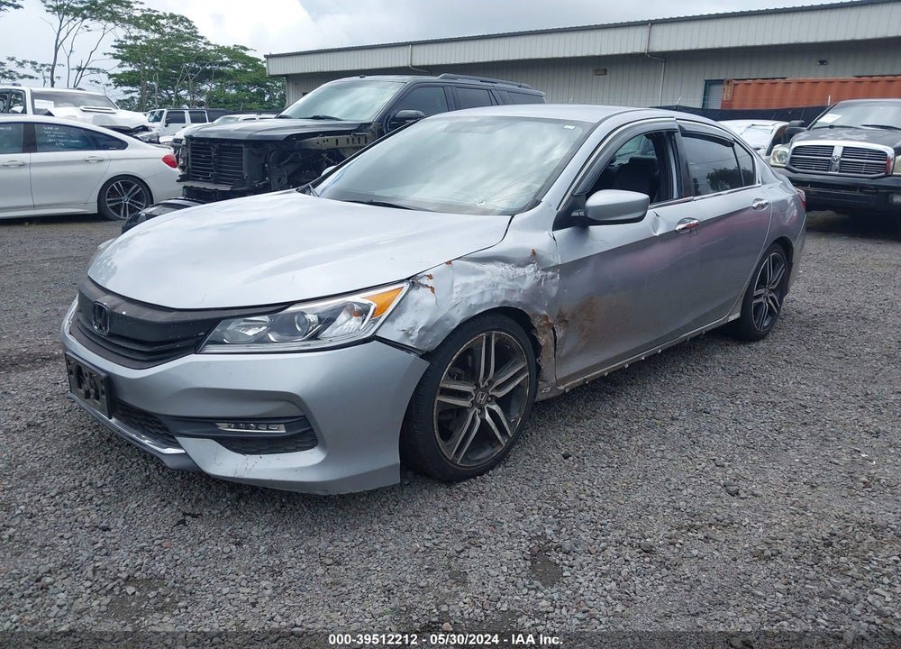 2016 HONDA ACCORD SPORT VIN: 1HGCR2F53GA042380