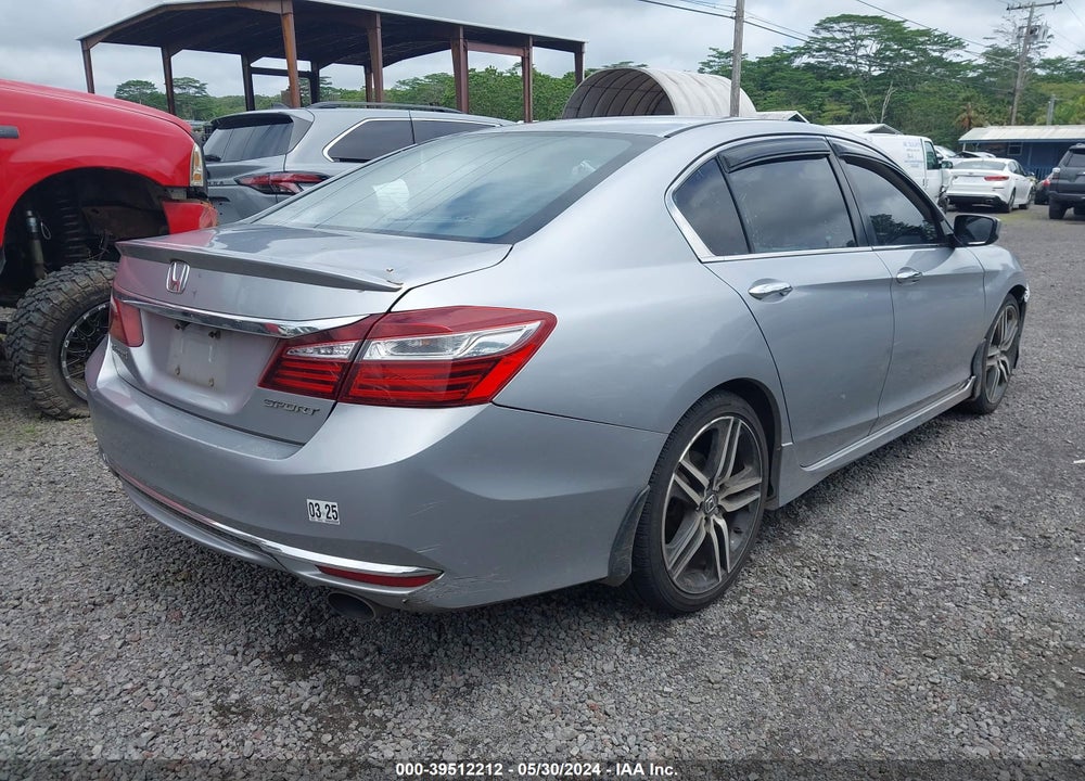 2016 HONDA ACCORD SPORT VIN: 1HGCR2F53GA042380