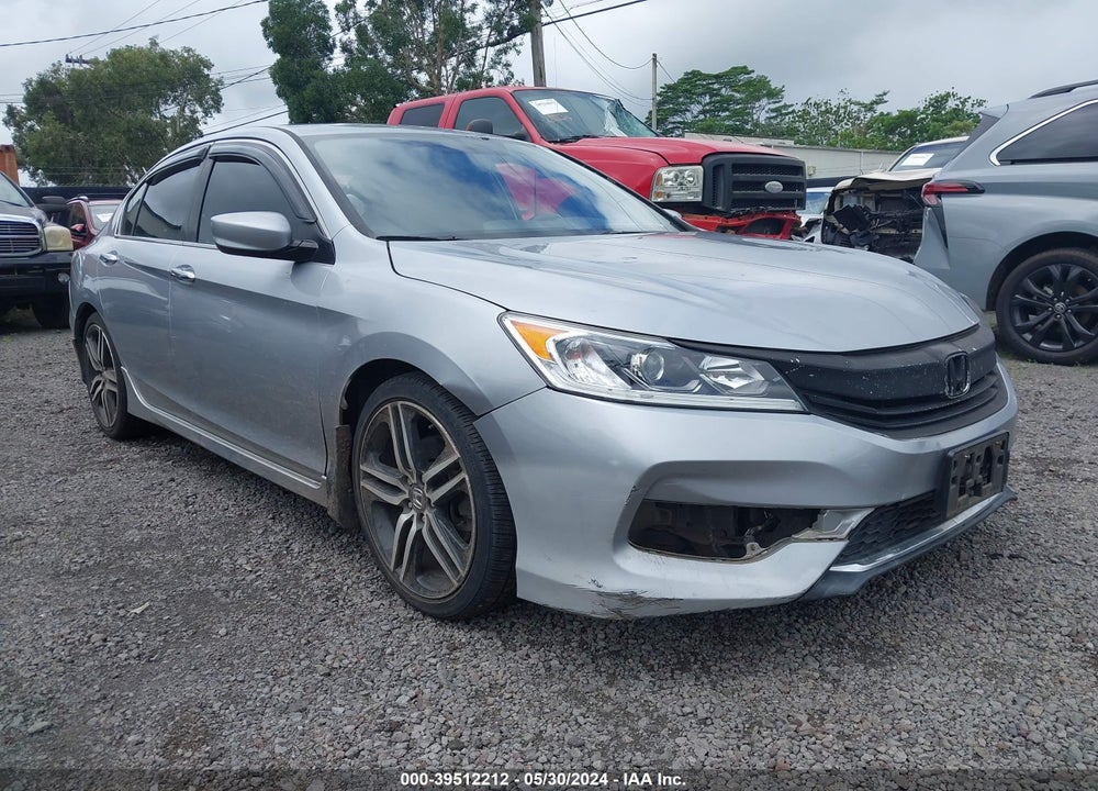 2016 HONDA ACCORD SPORT VIN: 1HGCR2F53GA042380