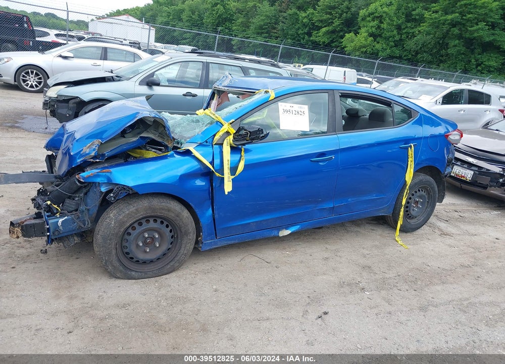 2017 HYUNDAI ELANTRA SE VIN: KMHD74LF9HU422286