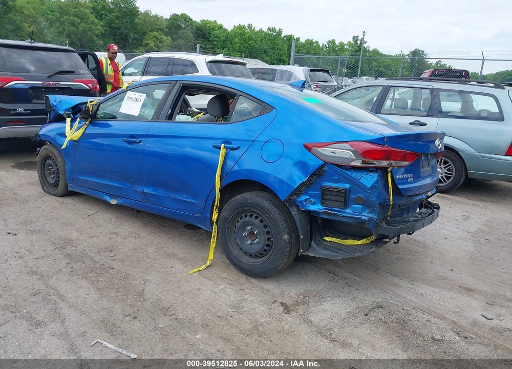 2017 HYUNDAI ELANTRA SE VIN: KMHD74LF9HU422286