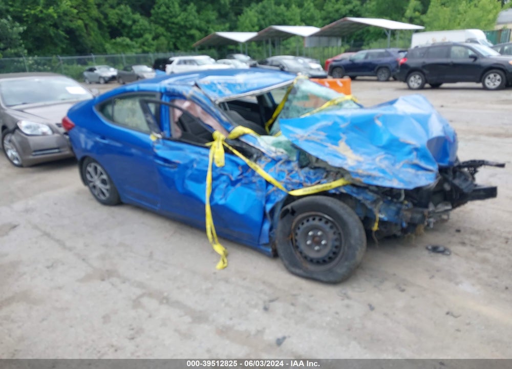 2017 HYUNDAI ELANTRA SE VIN: KMHD74LF9HU422286