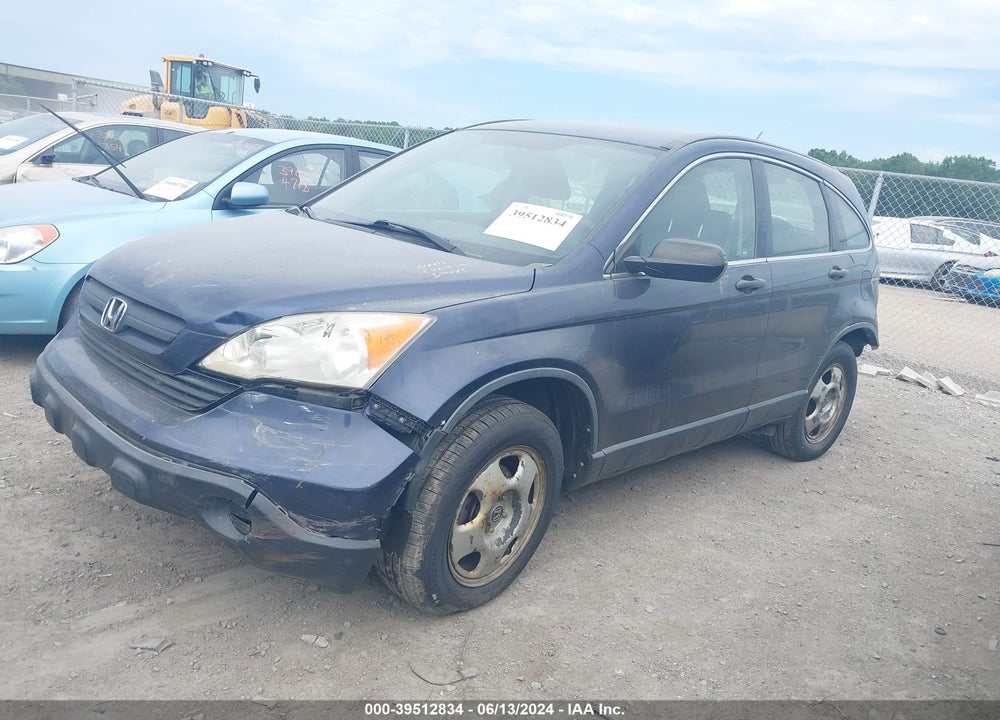 2008 HONDA CR-V LX VIN: JHLRE48398C077252