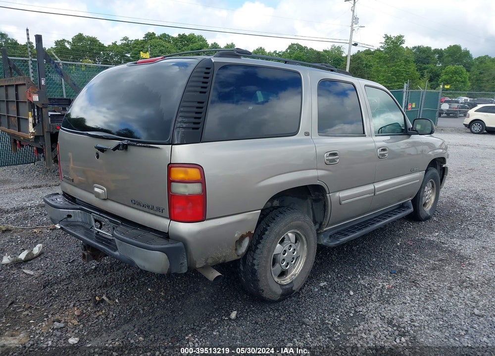 2001 CHEVROLET TAHOE LT VIN: 1GNEK13T01R117433