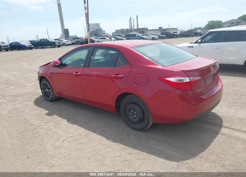 2015 TOYOTA COROLLA S PLUS VIN: 2T1BURHE4FC401955