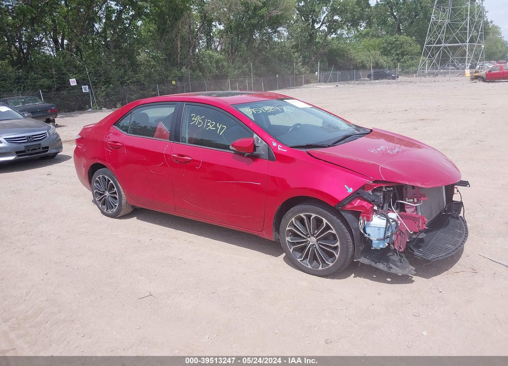 2015 TOYOTA COROLLA S PLUS VIN: 2T1BURHE4FC401955