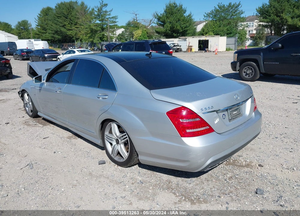 2012 MERCEDES-BENZ S 550 4MATIC VIN: WDDNG9EB6CA471512