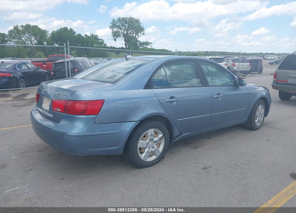 2010 HYUNDAI SONATA GLS VIN: 5NPET4AC2AH601850