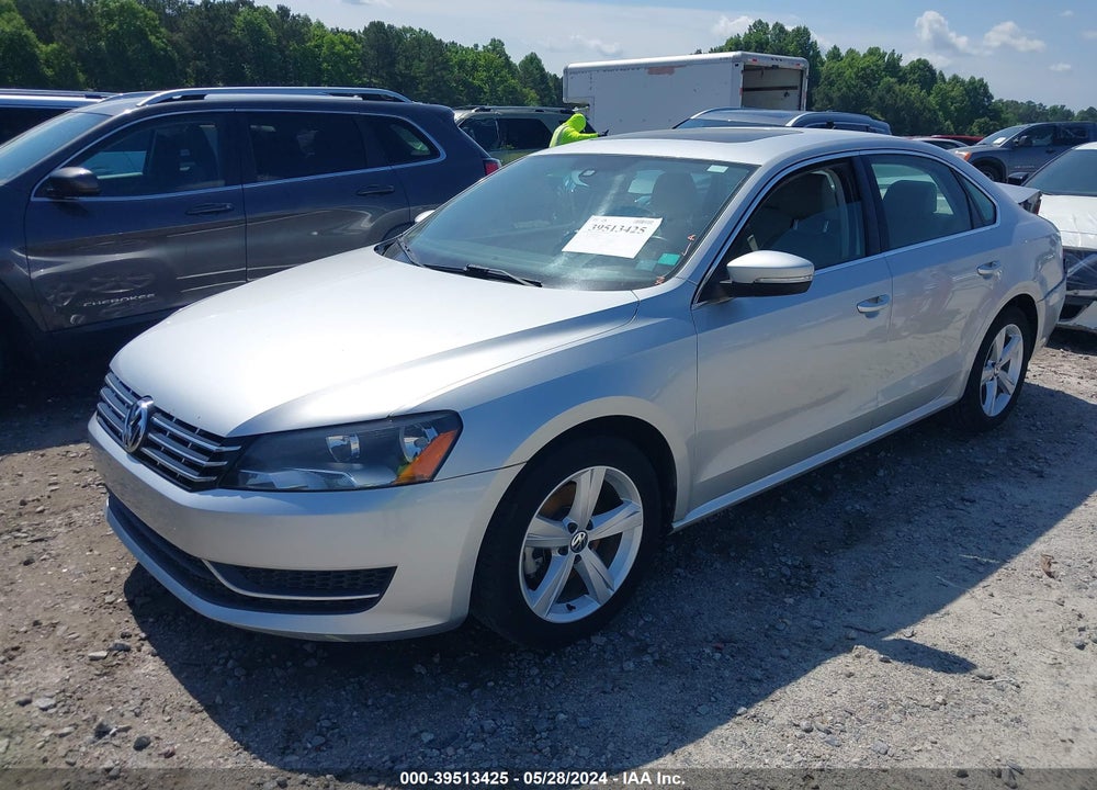 2013 VOLKSWAGEN PASSAT 2.0L TDI SE VIN: 1VWBN7A3XDC054354