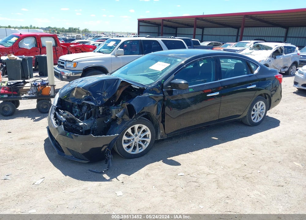 2019 NISSAN SENTRA SV VIN: 3N1AB7AP2KY442180