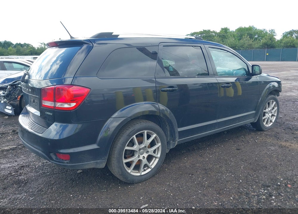 2013 DODGE JOURNEY SXT/CREW VIN: 3C4PDCCG8DT698881