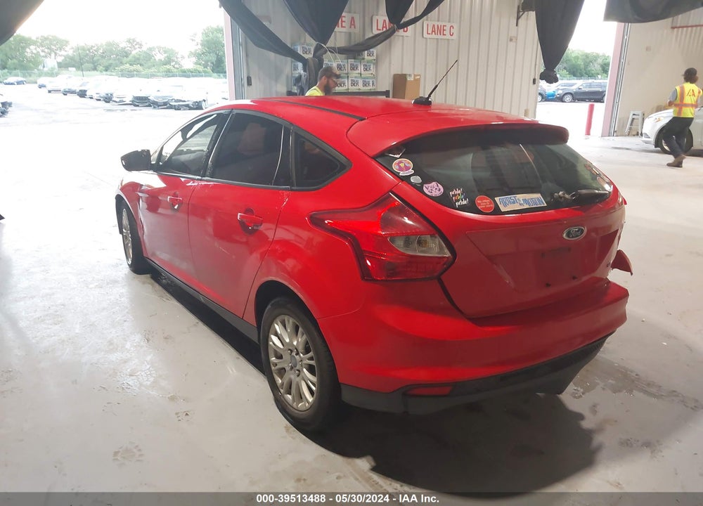 2012 FORD FOCUS SE VIN: 1FAHP3K28CL252599