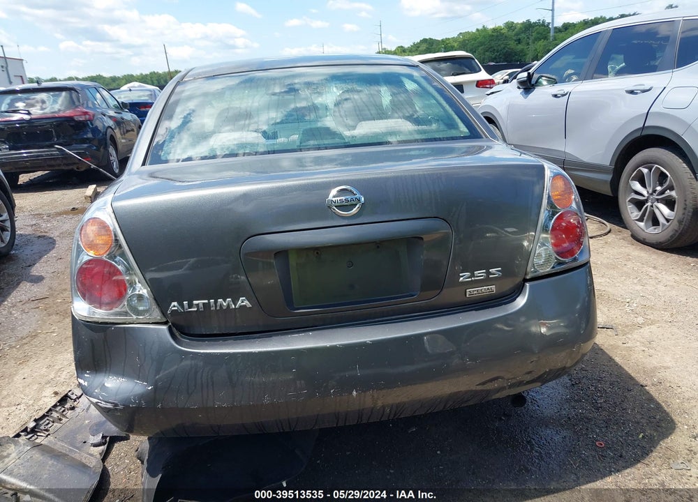 2006 NISSAN ALTIMA 2.5 S VIN: 1N4AL11D56C259289
