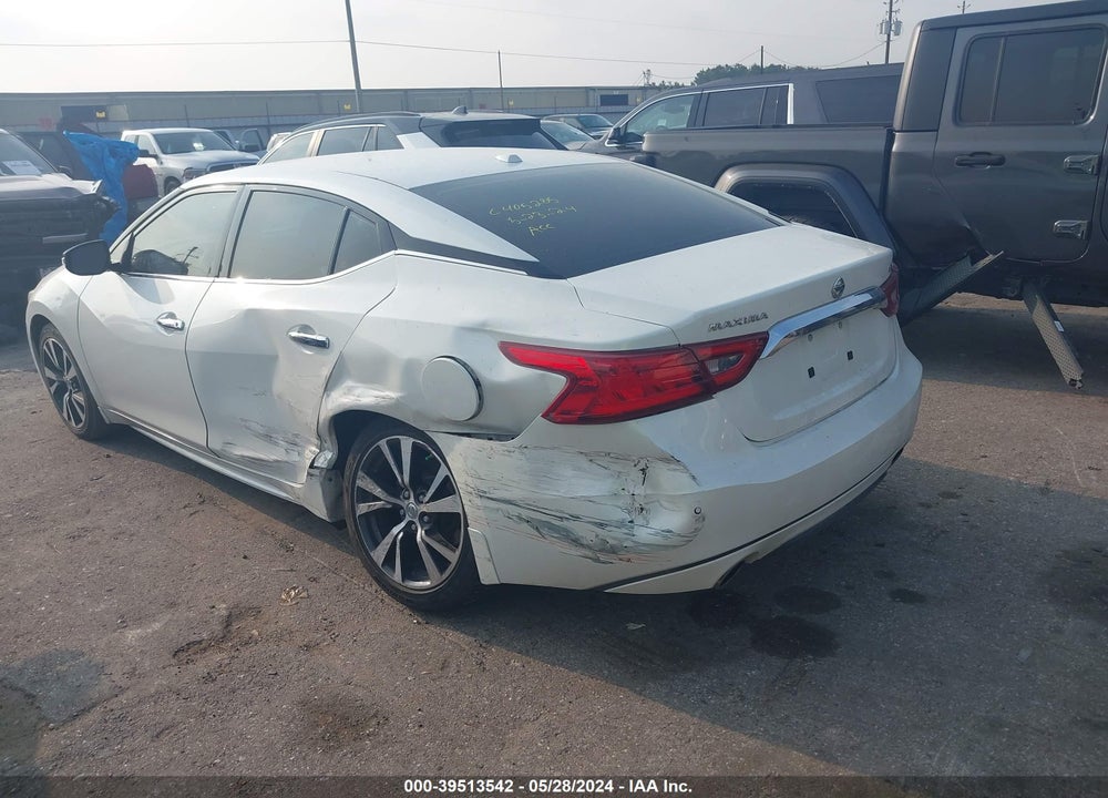 2016 NISSAN MAXIMA 3.5 SV VIN: 1N4AA6AP9GC443939