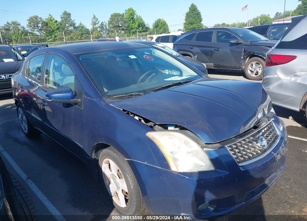2008 NISSAN SENTRA 2.0S VIN: 3N1AB61E48L747887