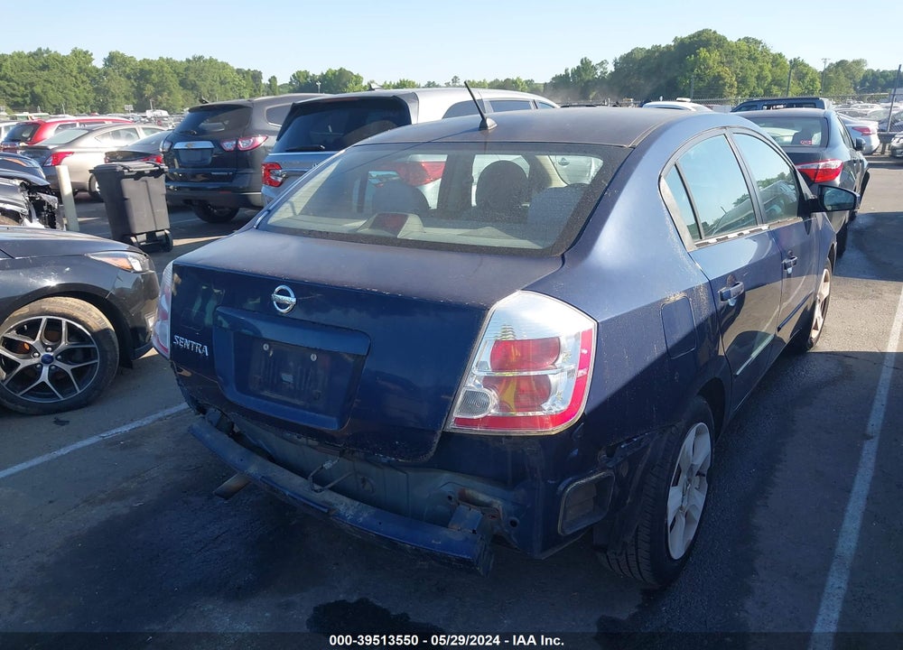 2008 NISSAN SENTRA 2.0S VIN: 3N1AB61E48L747887