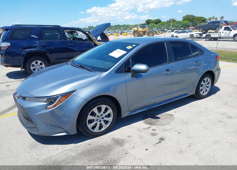 2021 TOYOTA COROLLA LE VIN: JTDEPMAE7MJ183965