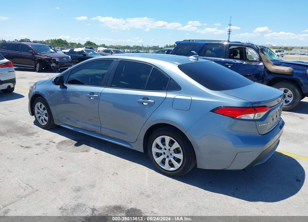 2021 TOYOTA COROLLA LE VIN: JTDEPMAE7MJ183965