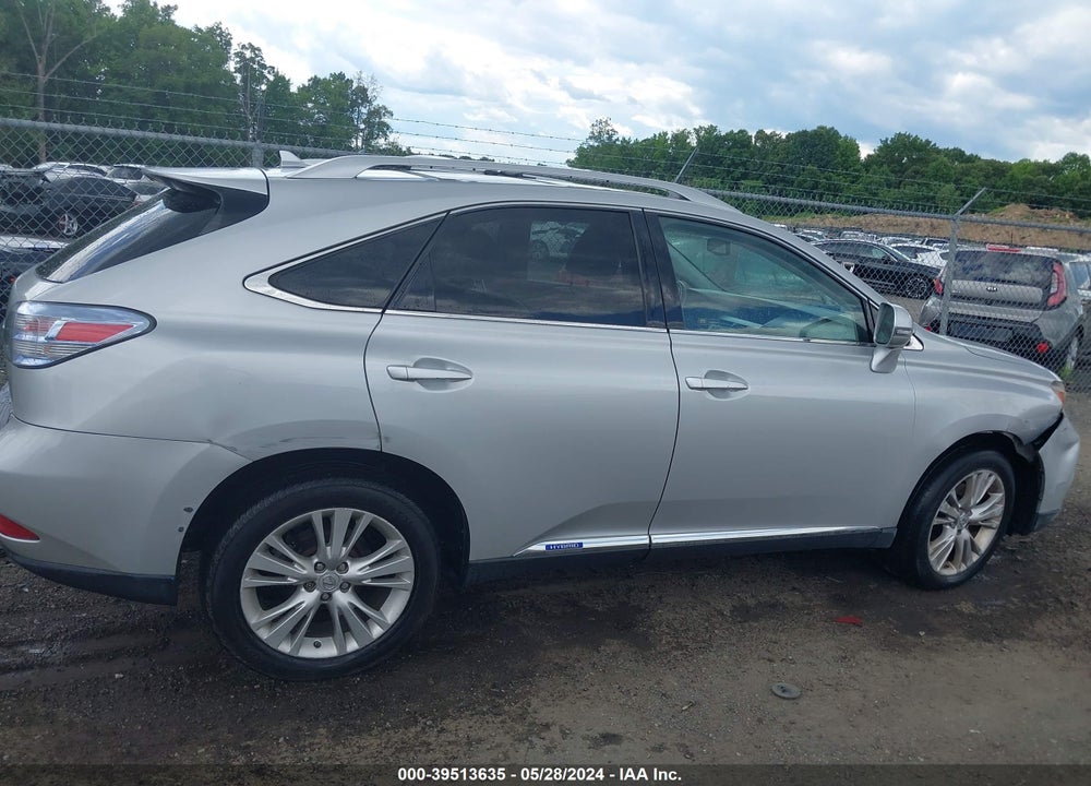 2010 LEXUS RX 450H VIN: JTJBC1BA3A2409074