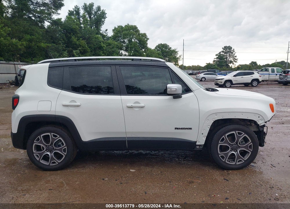 2017 JEEP RENEGADE LIMITED FWD VIN: ZACCJADB0HPE50278