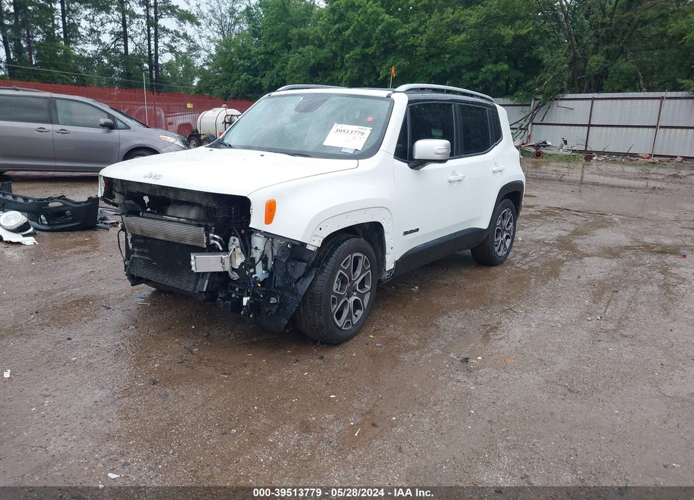 2017 JEEP RENEGADE LIMITED FWD VIN: ZACCJADB0HPE50278