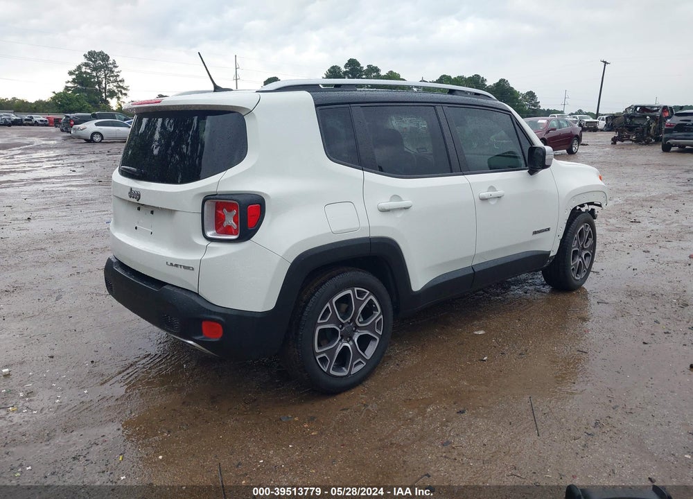 2017 JEEP RENEGADE LIMITED FWD VIN: ZACCJADB0HPE50278