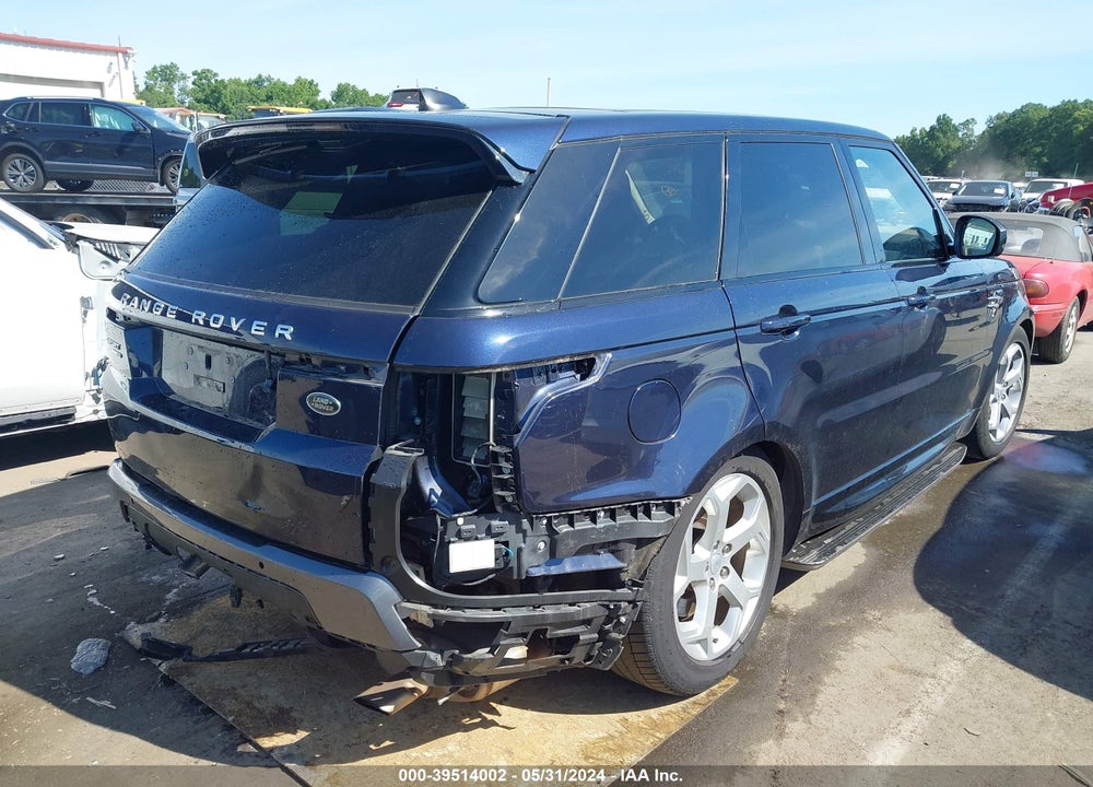 2019 LAND ROVER RANGE ROVER SPORT HSE MHEV VIN: SALWR2RU7KA864468