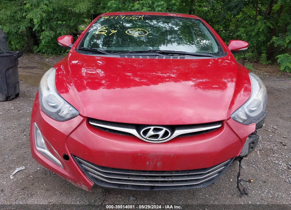 2014 HYUNDAI ELANTRA SPORT VIN: KMHDH4AH0EU050432