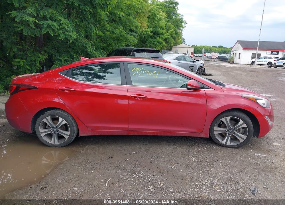 2014 HYUNDAI ELANTRA SPORT VIN: KMHDH4AH0EU050432