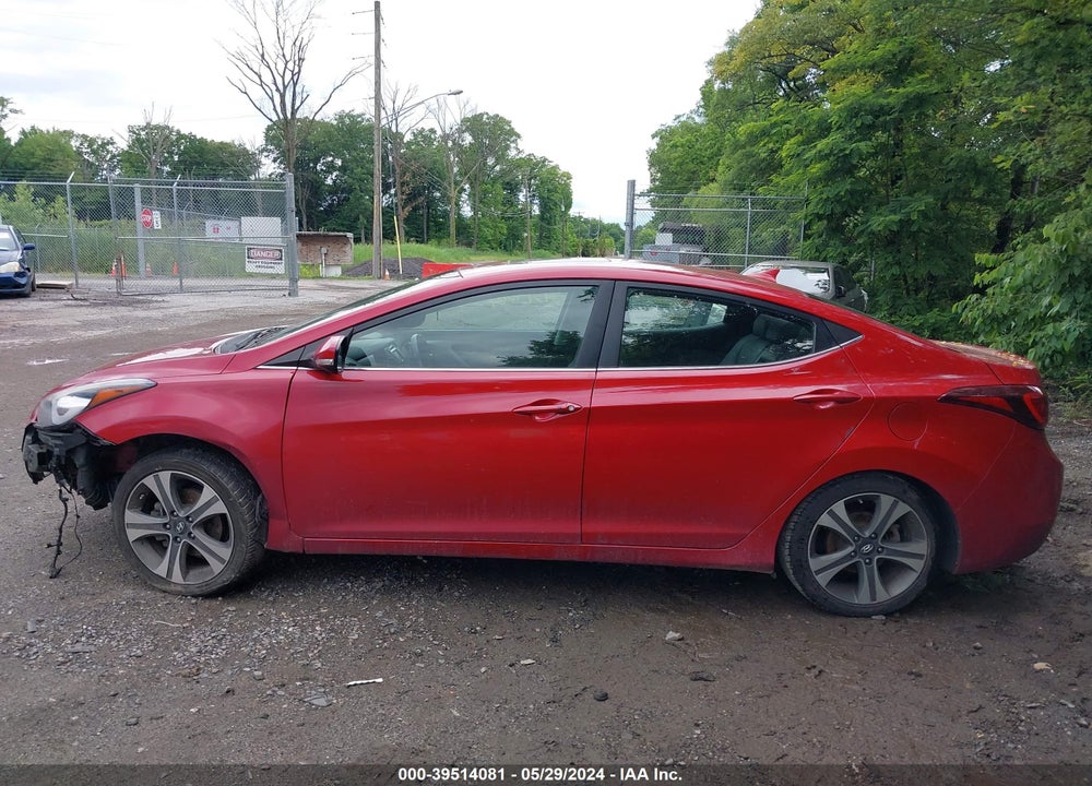 2014 HYUNDAI ELANTRA SPORT VIN: KMHDH4AH0EU050432