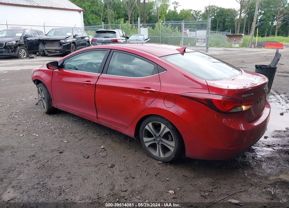 2014 HYUNDAI ELANTRA SPORT VIN: KMHDH4AH0EU050432