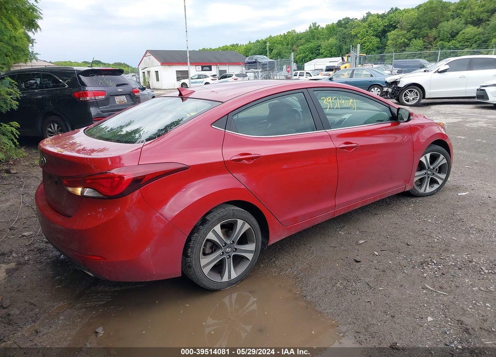 2014 HYUNDAI ELANTRA SPORT VIN: KMHDH4AH0EU050432