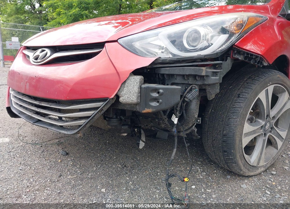 2014 HYUNDAI ELANTRA SPORT VIN: KMHDH4AH0EU050432