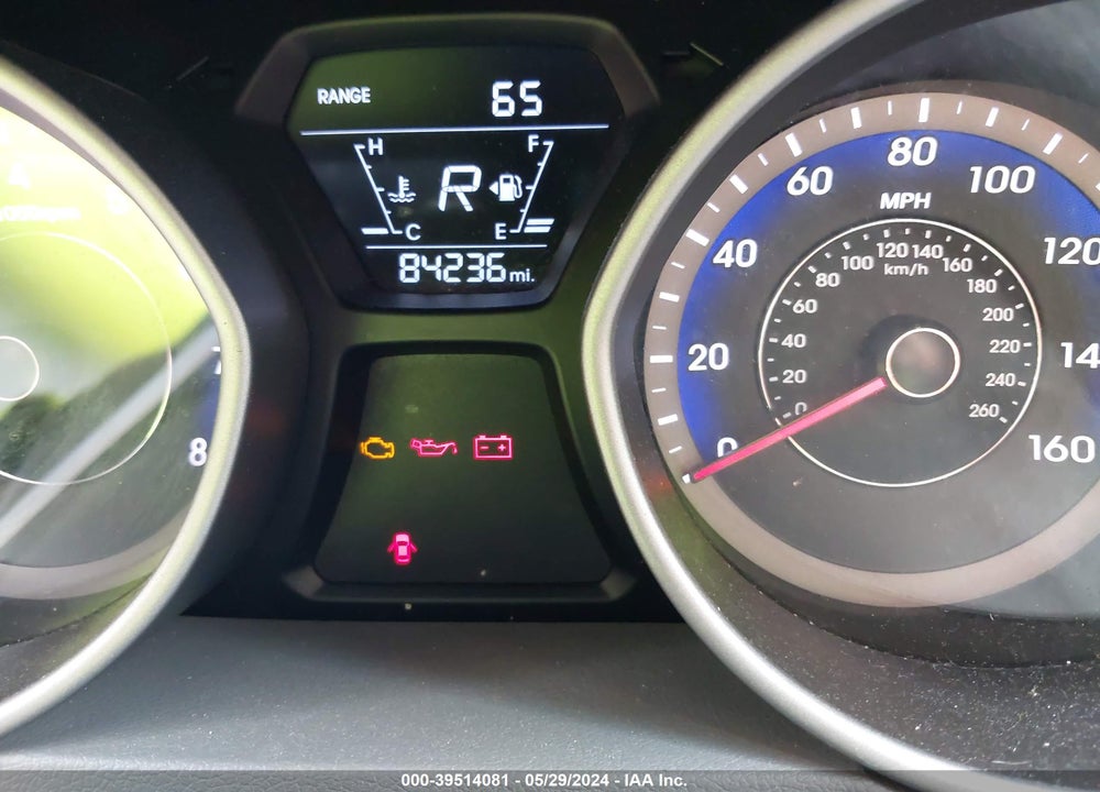 2014 HYUNDAI ELANTRA SPORT VIN: KMHDH4AH0EU050432