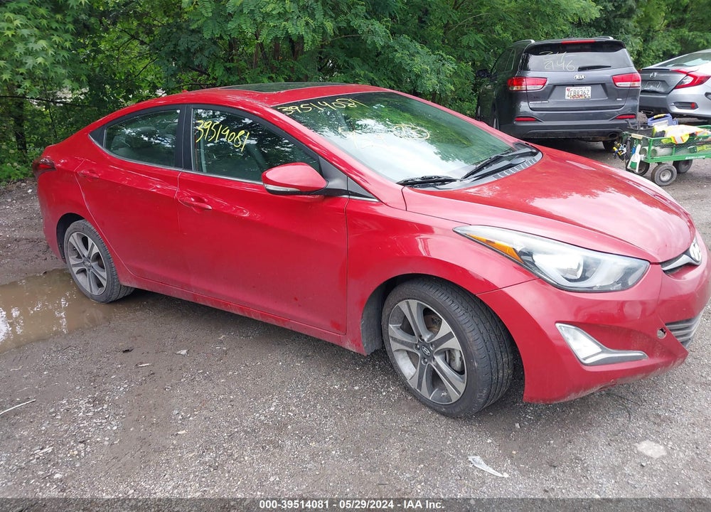 2014 HYUNDAI ELANTRA SPORT VIN: KMHDH4AH0EU050432
