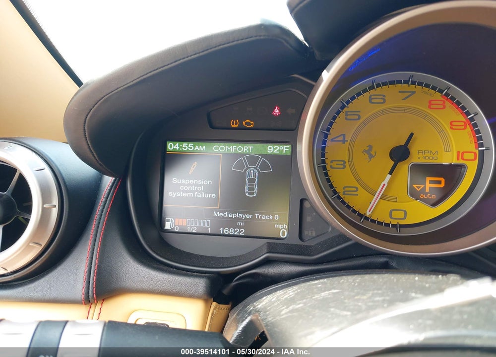 2014 FERRARI CALIFORNIA VIN: ZFF65TJA5E0202023