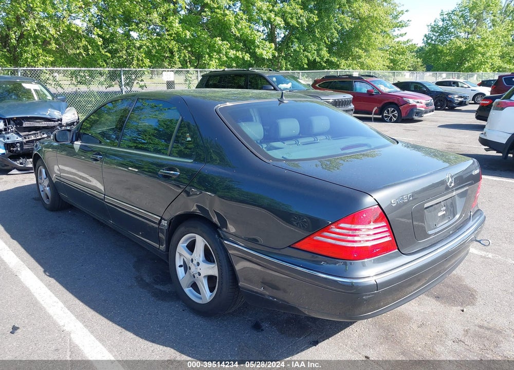 2004 MERCEDES-BENZ S 430 4MATIC VIN: WDBNG83J04A401728