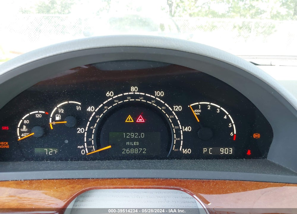 2004 MERCEDES-BENZ S 430 4MATIC VIN: WDBNG83J04A401728