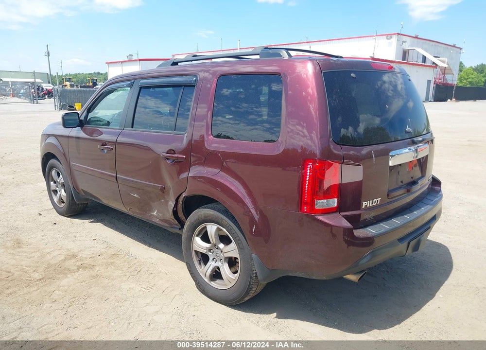 2015 HONDA PILOT EX-L VIN: 5FNYF4H5XFB076134