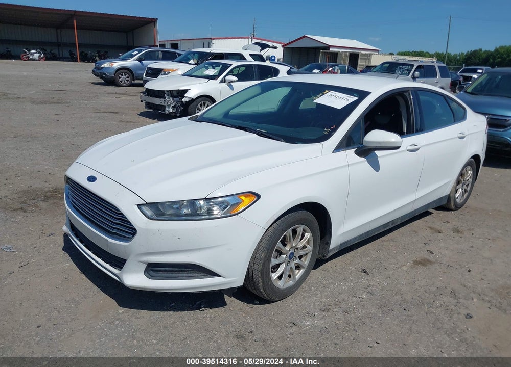 2015 FORD FUSION S VIN: 3FA6P0G75FR231046