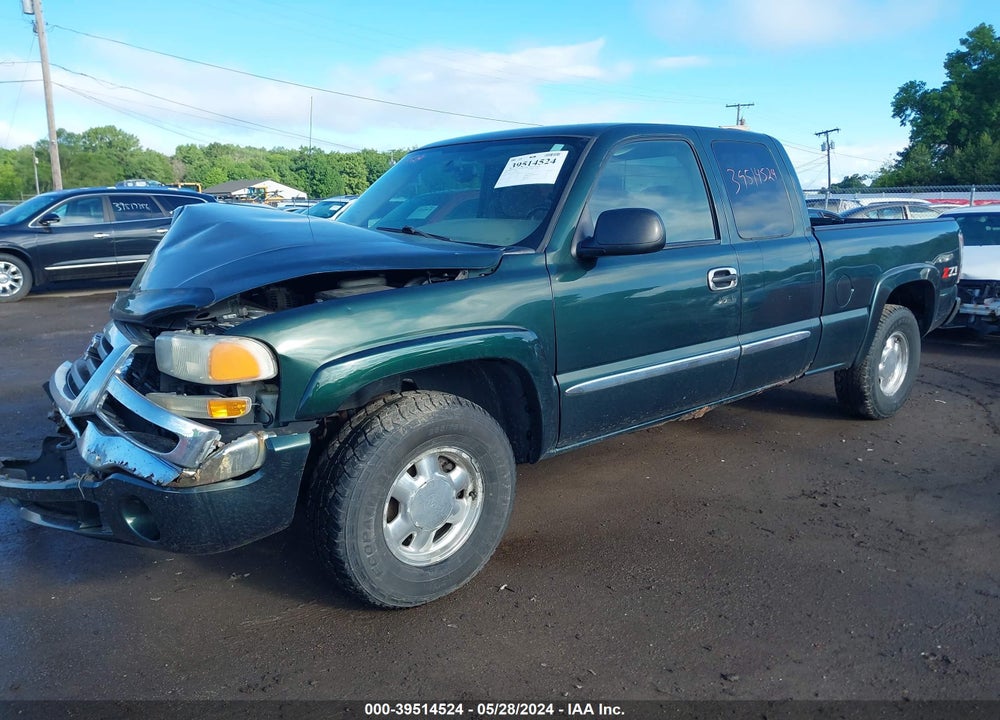 2003 GMC SIERRA 1500 SLE VIN: 1GTEK19T93E154426