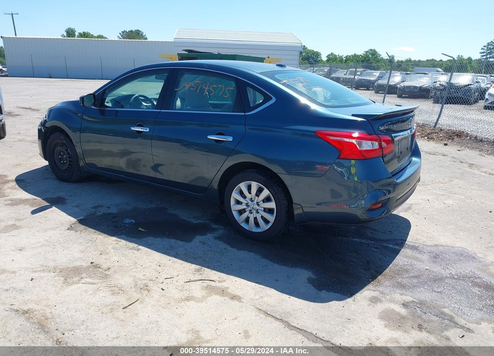 2017 NISSAN SENTRA SV VIN: 3N1AB7AP0HY226742