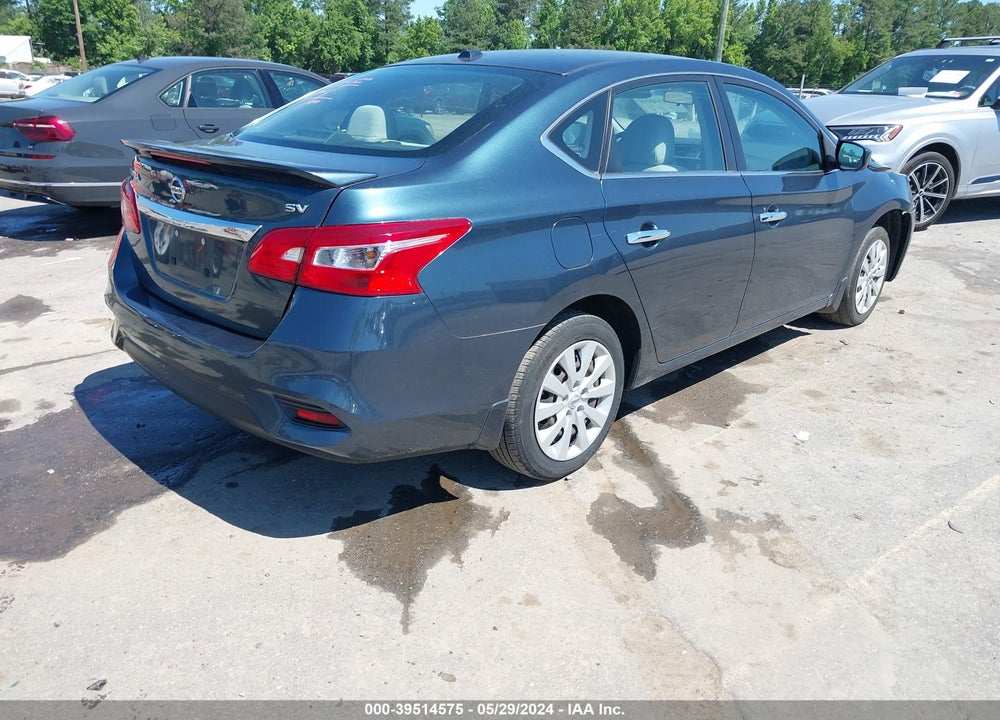 2017 NISSAN SENTRA SV VIN: 3N1AB7AP0HY226742