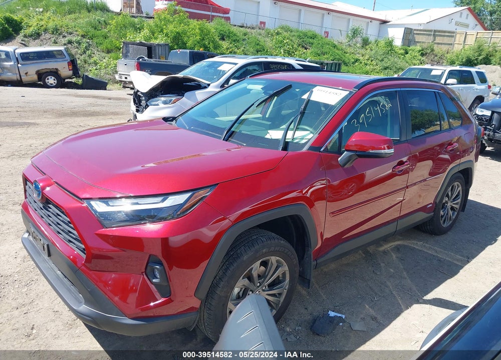 2022 TOYOTA RAV4 XLE PREMIUM HYBRID VIN: JTMB6RFV3ND067027